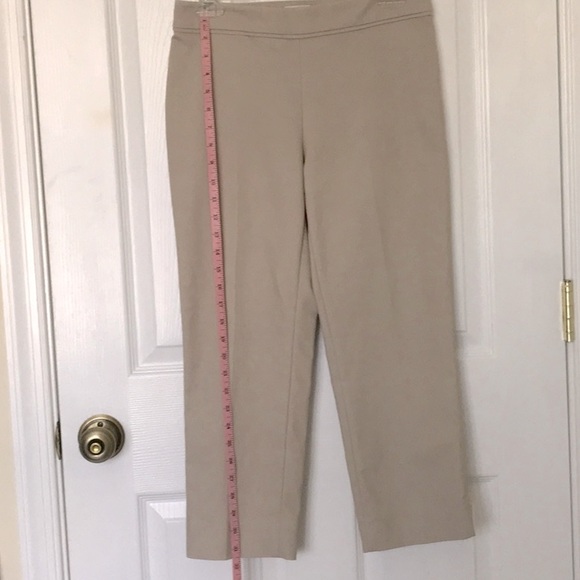 Talbots Soft Crop pants pant Bermuda Short Capris Cotton Spandex - Picture 5 of 8